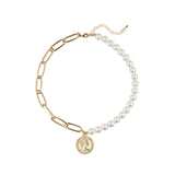 Boho Pearls Choker Necklace, Women's  Jewelry