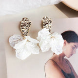 Shell Flower Earrings, Women's Jewelry