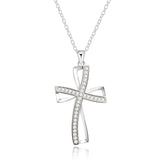 Silver Necklace & Cross Pendant, Men's  Jewelry