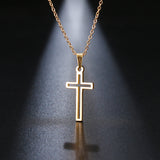 Chain Cross Necklace, Women's Jewelry