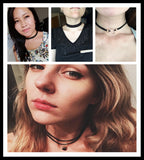 Velvet Strip Chokers Necklace, Women's Jewelry