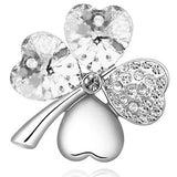 Four Leaf Gemstone Pendant, Women's  Jewelry