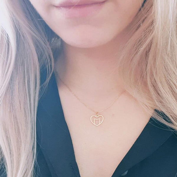 Cute Cat Necklace, Women's Jewelry
