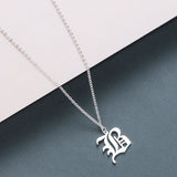 A-Z Letter Pendant Necklace, Men/ Women's Jewelry