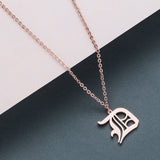 A-Z Letter Pendant Necklace, Men/ Women's Jewelry