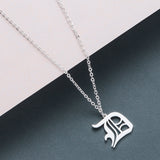A-Z Letter Pendant Necklace, Men/ Women's Jewelry