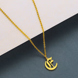A-Z Letter Pendant Necklace, Men/ Women's Jewelry