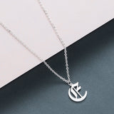 A-Z Letter Pendant Necklace, Men/ Women's Jewelry
