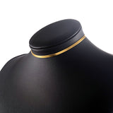 Flat Choker Necklace, Women's Jewelry