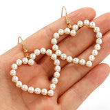 Gold Heart  Earrings,Women Jewelry