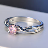 Trendy Blue Sapphire Ring, Women's Jewelry