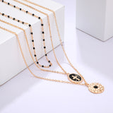 Retro Cross Pendant Necklace, Women's Jewelry