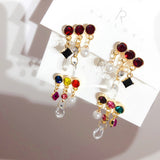 Metal Classic Round Dangle Earrings, Women's  Jewelry