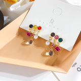 Metal Classic Round Dangle Earrings, Women's  Jewelry