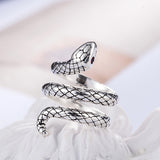 Silver Snake Rings, Women's Jewelry