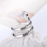 Silver Snake Rings, Women's Jewelry