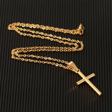 Steel Cross Necklace, Men/Women's Jewelry