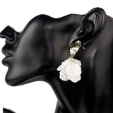 White Flower Earrings For Women's Jewelry