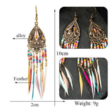 Bohemian Geometric Drop Earring, Women's Jewelry