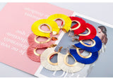 Big Tassel Dangle Drop Earrings for Women