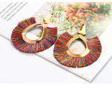 Big Tassel Dangle Drop Earrings for Women