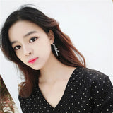 Sliver Handcuffs Blade Drop Earrings For Women Jewelry