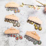 Multiple Drop Earrings Set, Women's Jewelry