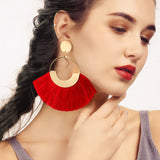 Fashion Bohemian Silk Earrings, Women's  Jewelry