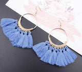 Bohemian Fringed Earrings, Women's Jewelry