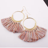 Bohemian Fringed Earrings, Women's Jewelry