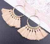 Bohemian Fringed Earrings, Women's Jewelry