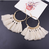 Bohemian Fringed Earrings, Women's Jewelry