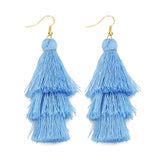 Bohemian Fringed Earrings, Women's Jewelry