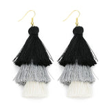 Bohemian Fringed Earrings, Women's Jewelry