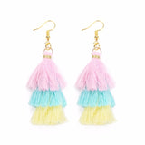Bohemian Fringed Earrings, Women's Jewelry