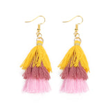 Bohemian Fringed Earrings, Women's Jewelry