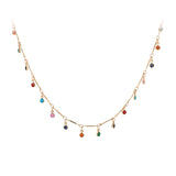 Crystal Beads Pendant Necklace, Women's Jewelry