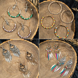 Bohemian Geometric Drop Earring, Women's Jewelry