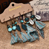 Multiple 3 Pairs Drop Earrings Set, Women's Jewelry