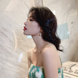 Crystal Star-Moon Earrings, Women's Jewelry