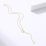 Long Pendant Heart-Shaped Necklaces, Women's Jewelry