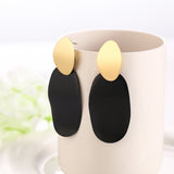 Summer Style Golden Drop Earrings, Women's Jewelry