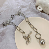 Metal Ball Chain Necklace, Women/Men's  Jewelry
