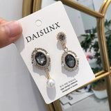 Metal Classic Round Dangle Earrings, Women's  Jewelry