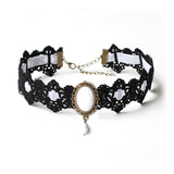 Gothic Tattoo Choker Necklace, Women's Jewelry