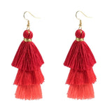 Bohemian Fringed Earrings, Women's Jewelry
