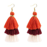 Bohemian Fringed Earrings, Women's Jewelry