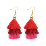 Bohemian Fringed Earrings, Women's Jewelry