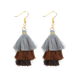 Bohemian Fringed Earrings, Women's Jewelry
