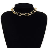 Gothic Short Chain Exaggerated Metal Fashion Love
